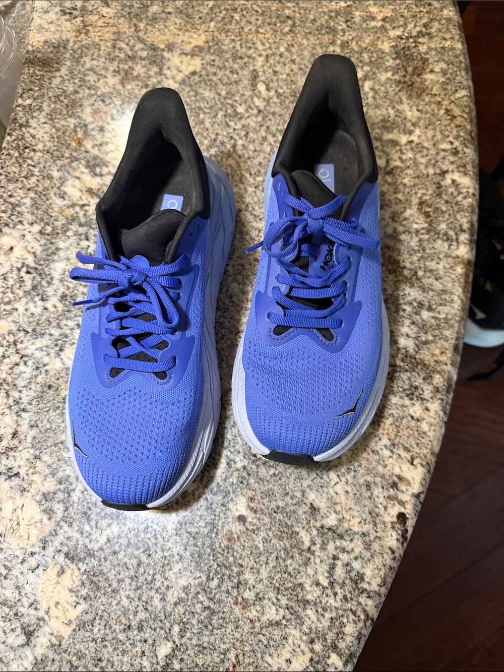 Hoka Women's Running Sneakers in Periwinkle with Black Trim - Picture 2 of 5